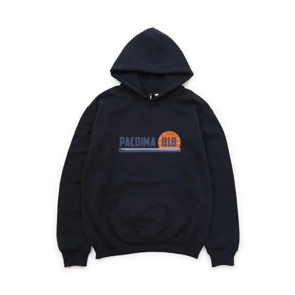 Pacoima California Area Code Retro Local Pride Graphic Hoodie, for men & women, up to size 5XL