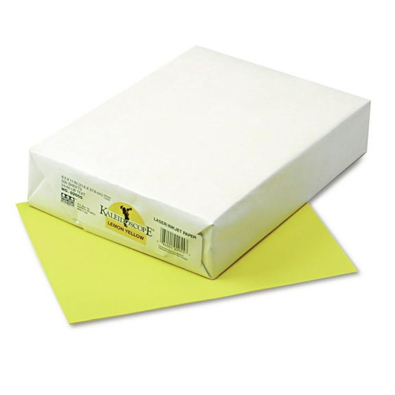 Pacon Multi-Purpose Paper, Lemon Yellow, 8-1/2" x 11", 500 Sheets