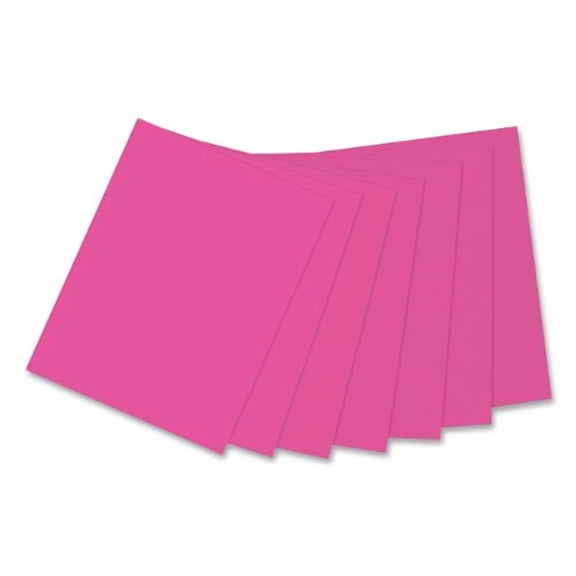 Pacon P102206 24 lbs. 8-1/2 in. x 11 in. Kaleidoscope Multipurpose Colored Paper - Hyper Pink (500/Ream)