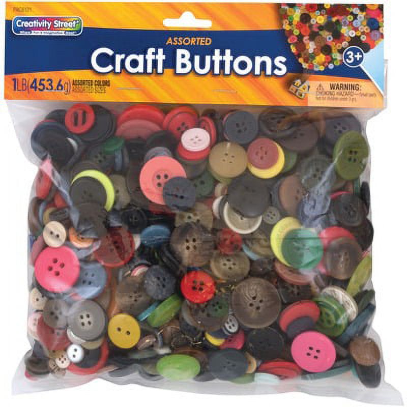 Pacon-1PK Pacon Craft Button Variety Pack - Craft, Classroom Activities ...