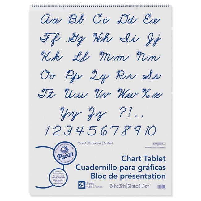 Pacon  24 x 32 in. Chart Tablet Unruled - 25 Count - 2 Each