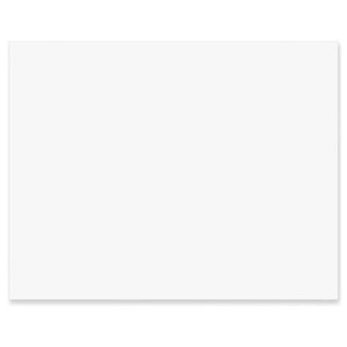 Pacon 4-Ply Railroad Board, 22 x 28 Inches, White, 50 Sheets