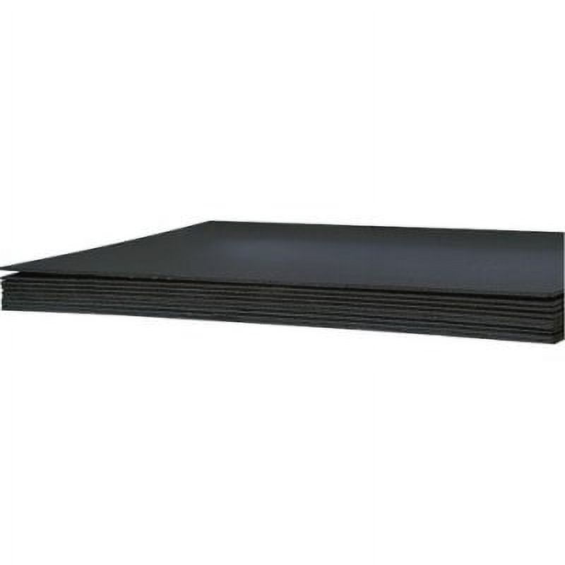 Black Expanded Polystyrene Foam Board Sheets for Crafts and Projects