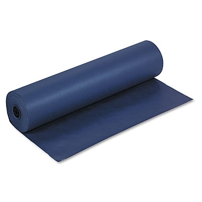 Spectra ArtKraft Duo-Finish Kraft Paper ClassRoom Project - 36" x 1000 ft - 1 Roll - Dark Blue - Kraft