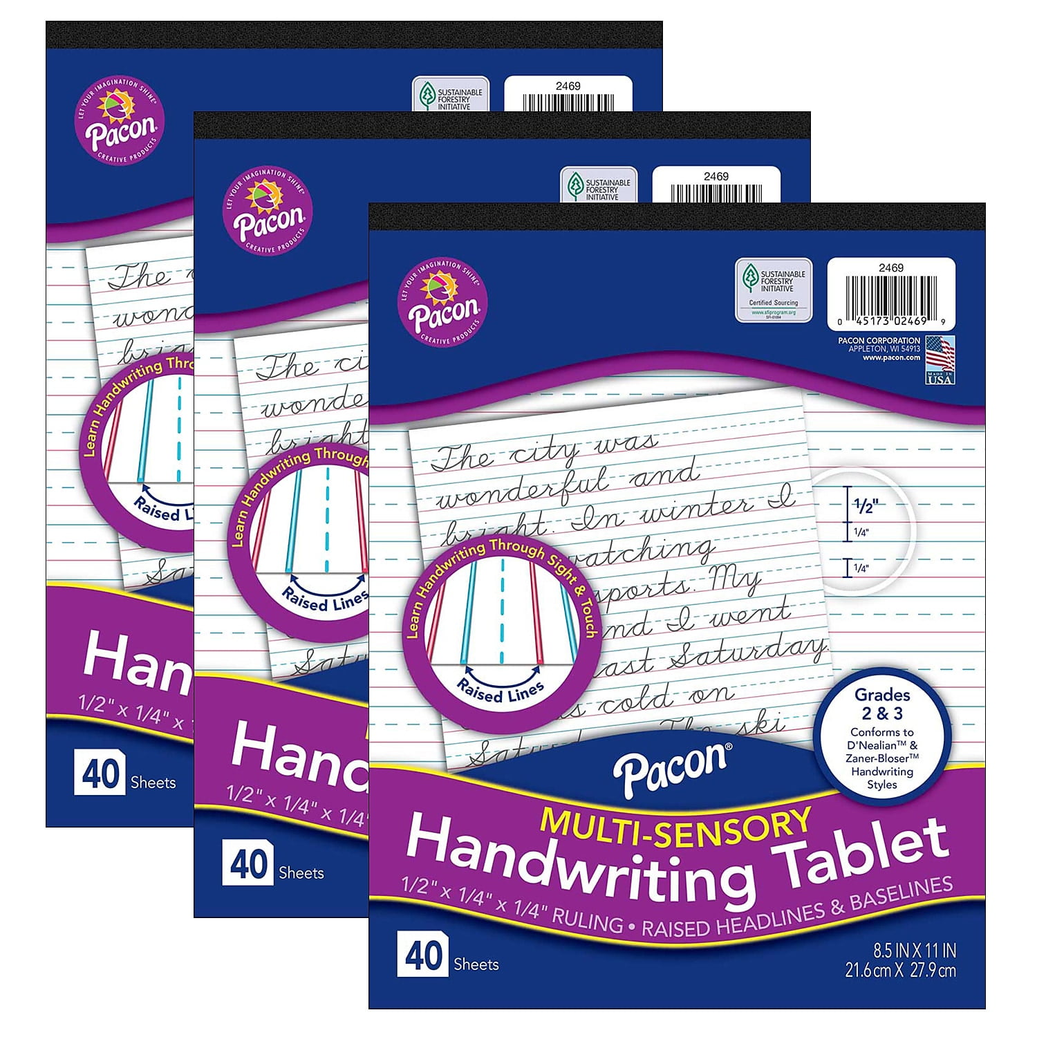 Pacon Multi Program Handwriting Papers Grade 2 3 8 x 10 12 Pack Of 500  Sheets - Office Depot