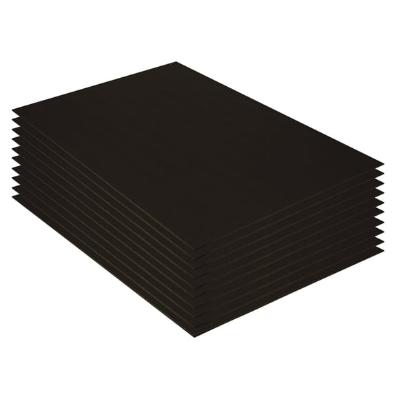 Pacon Acid-Free Foam Board, 20 x 30 Inches, 3/16 Inch Thickness, Black, Pack of 10