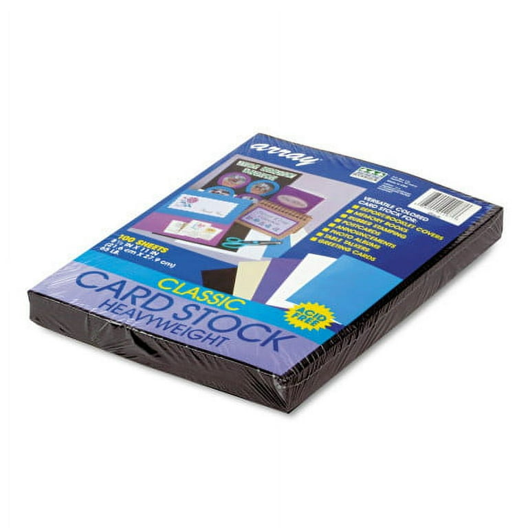 Array Card Stock, 65 lb Cover Weight, 8.5 x 11, Assorted Pastel Colors, 100/Pack Array Card Stock, 65 lb Cover Weight, 8.5 x 11, Assorted Pastel Colors, 100/Pack