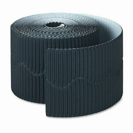 Pacon Bordette Decorative Border, 2 1/4" x 50' Roll, Black -PAC37306