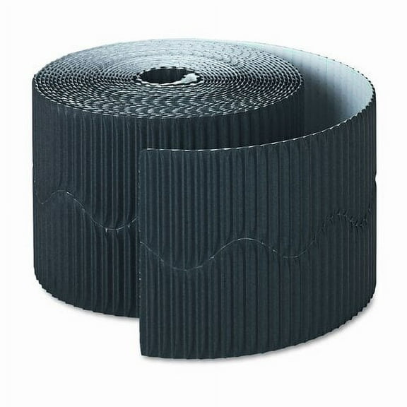 Pacon Bordette Decorative Border, 2 1/4" x 50' Roll, Black -PAC37306