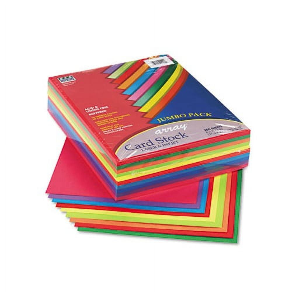 Array Card Stock Paper, 8-1/2 X 11 Inches, Assorted Pastel Colors, Pack Of  100 : Target