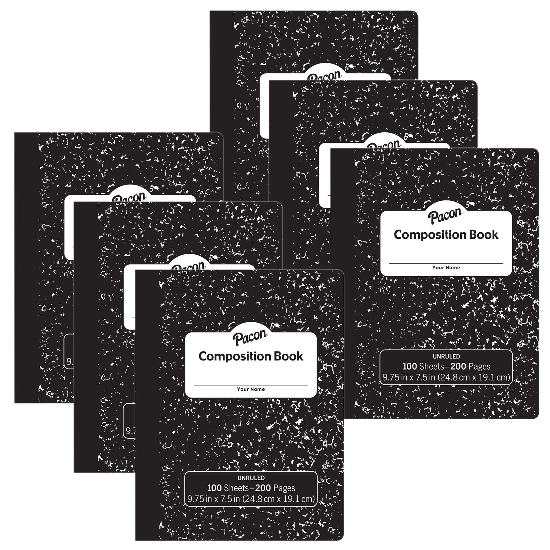 Pacon Unruled Compositon Book - 100 Sheets - Plain - Unruled - 7 1/2 Pacon Unruled Compositon Book - 100 Sheets - Plain - Unruled - 7 1/2
