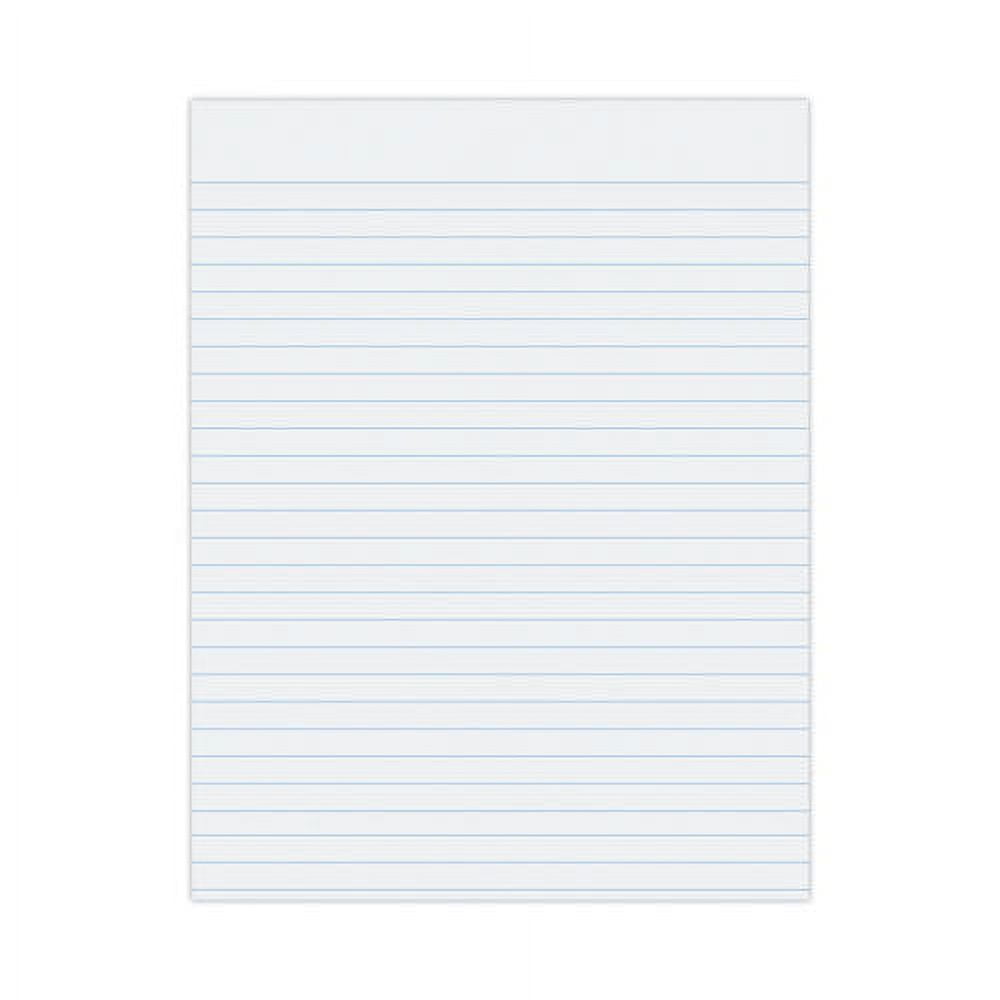 Pacon Composition Paper, 8.5 X 11, Wide/legal Rule, 500/pack | Bundle ...