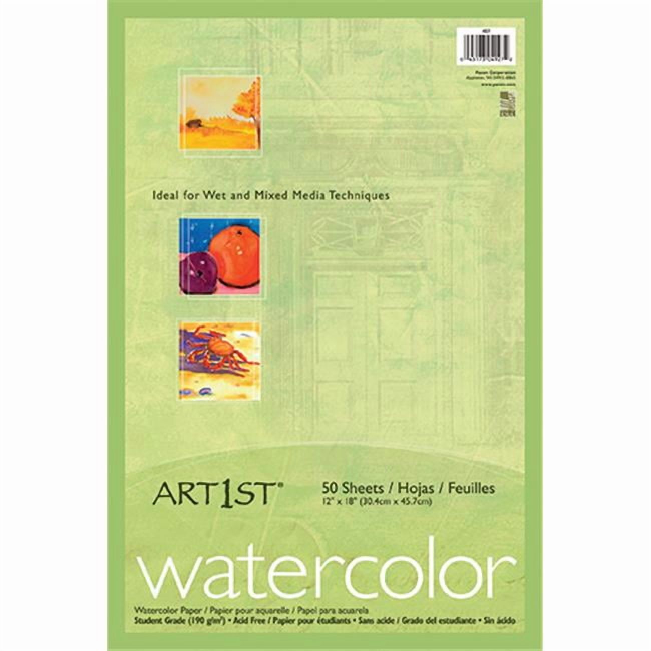 Pacon Corporation  Art1St Watercolor Pads 12 X 18