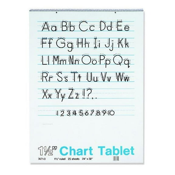 Pacon Corporation  Chart Tblt.24X32 1-1/2 In Rld 25 Ct 24in.x32in.