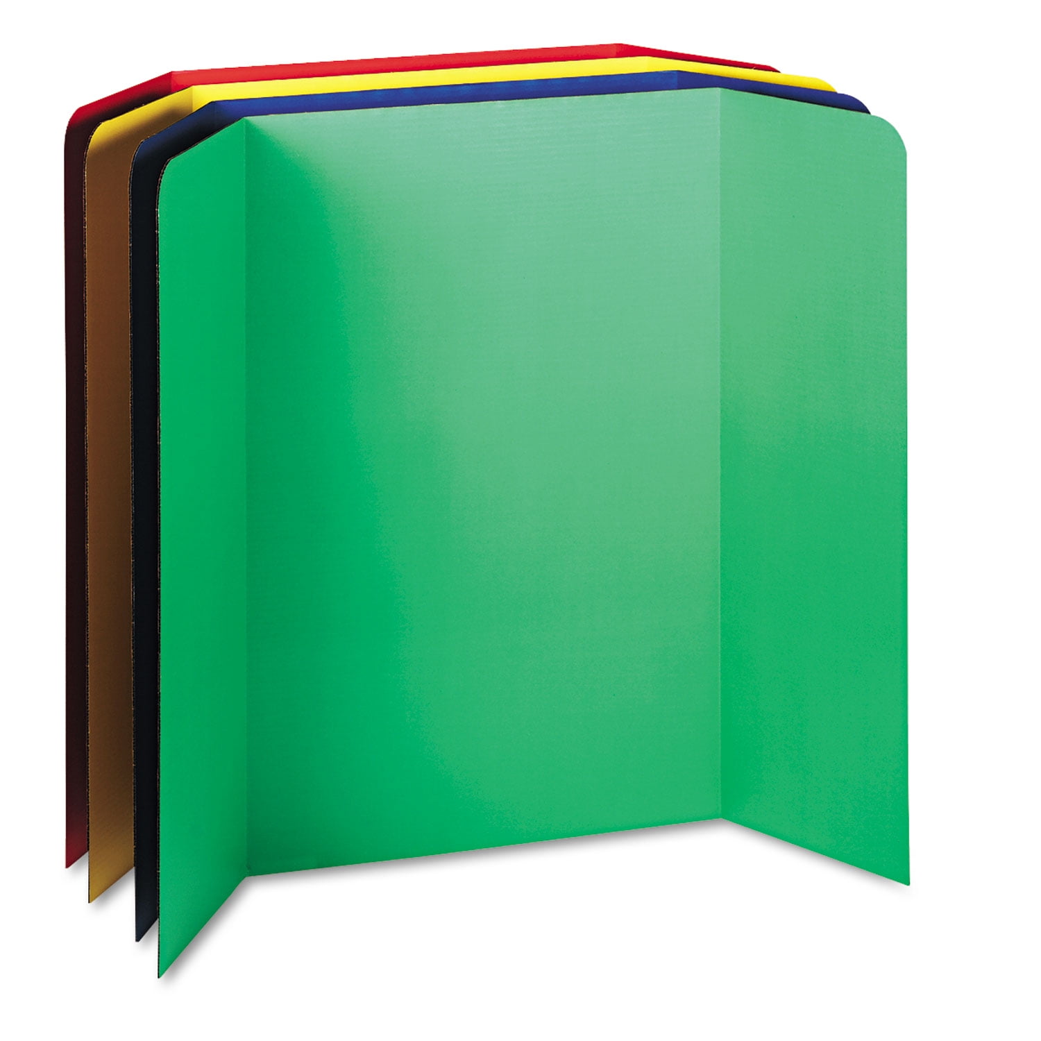 Pacon® Tri-fold Presentation Board, 48W x 36H, Black, 24/Carton