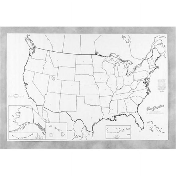 Pacon Corporation Pac78760 Giant U.S. Map