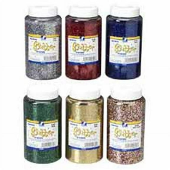 Pacon Corporation  Sparkling Crystals Glitter - Gold - 16 Oz