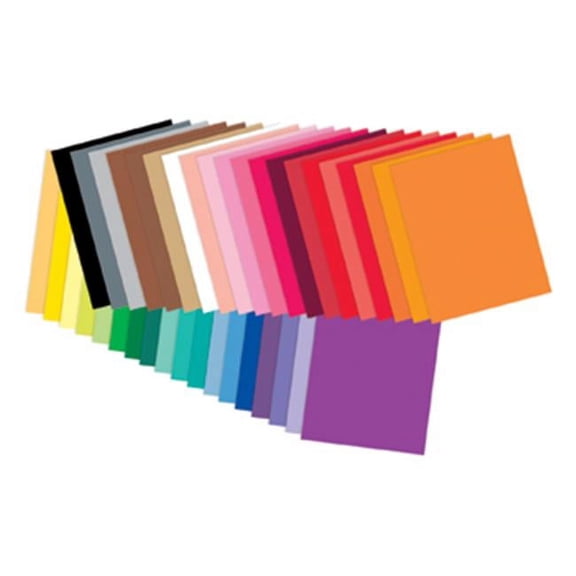 Pacon Corporation Tru-Ray 12X18 Festive Red Construction Paper - 50 Sheets - Acid Free 50% Recycled Fiber Content