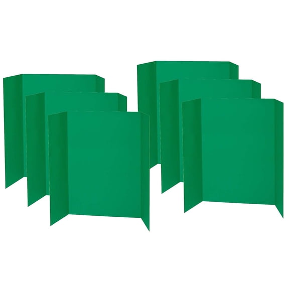 Pacon Corrugated Cardboard Presentation Board 48" x 36" Green 6 Pack (PAC3768-6)