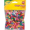 thumbnail image 1 of Pacon Crayola Pony Beads - Key Chain, Project, Party, Classroom, Necklace, Bracelet - 400 Piece(s) - 24 / Each - Bright Assorted | Bundle of 10 Packs, 1 of 1