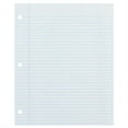 thumbnail image 1 of Ecology Recycled Filler Paper, White, 3-Hole Punched, 9/32" Ruled w/ Margin 8-1/2" x 11", 500 Sheets, 1 of 5