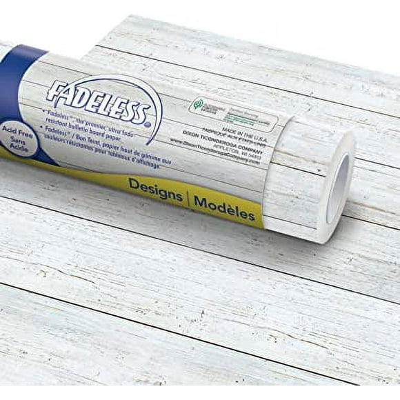 Pacon Fadeless Bulletin Board Art Paper, 48" x 50', Single Roll, White