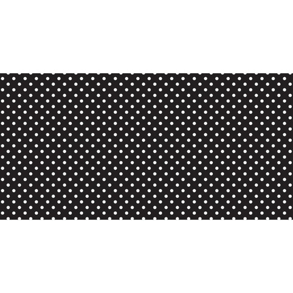 Pacon® Fadeless® Design Roll, 48" x 50', Classic Dots Black/White
