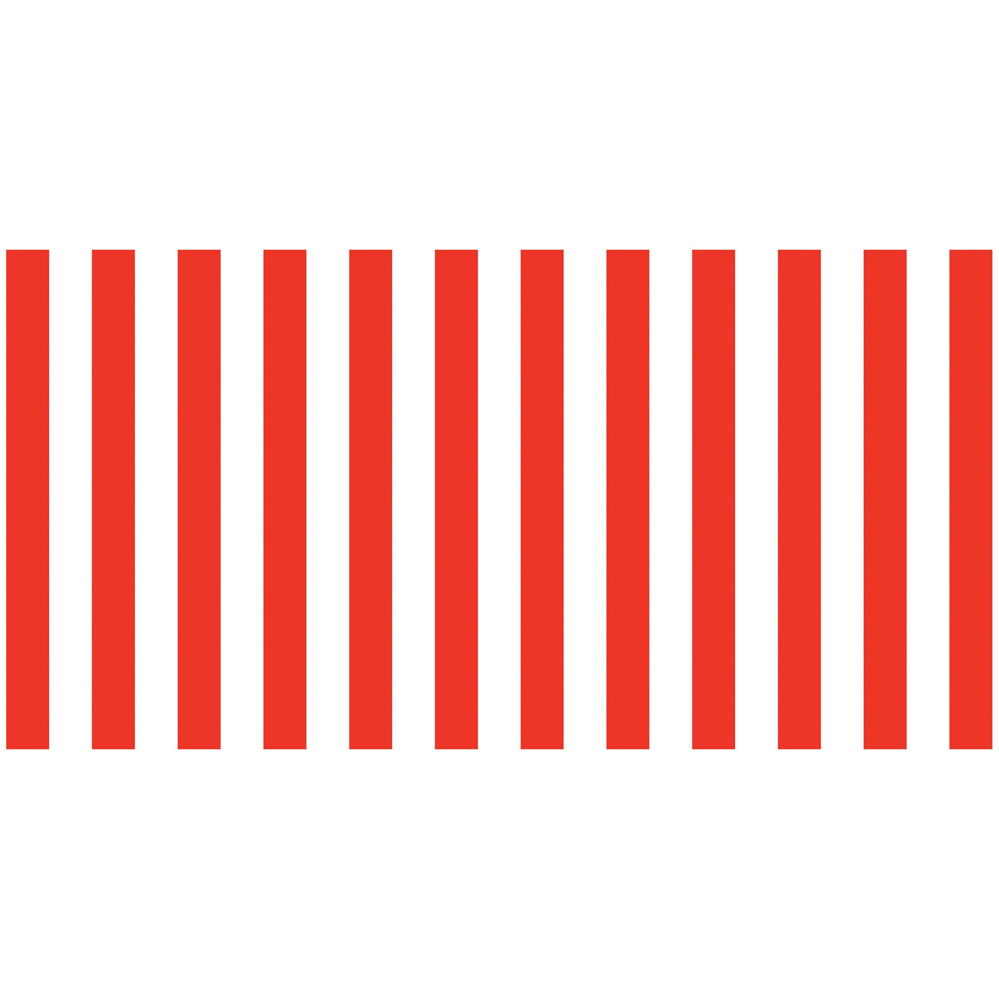 PaconÂ® FadelessÂ® Design Roll, 48" x 50', Classic Stripes Red/White