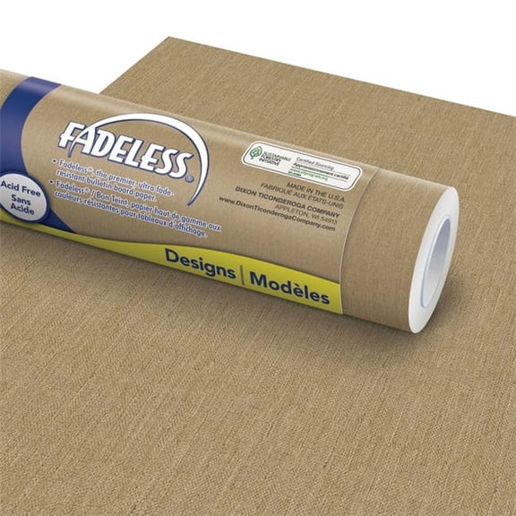 Pacon® Fadeless® Design Roll, 48" x 50', Natural Burlap