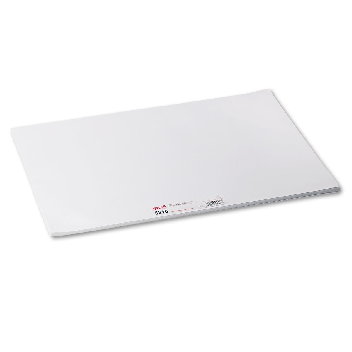 Pacon Fingerpaint Paper, 16” x 22”, White, 100 Sheets, BleedResistant