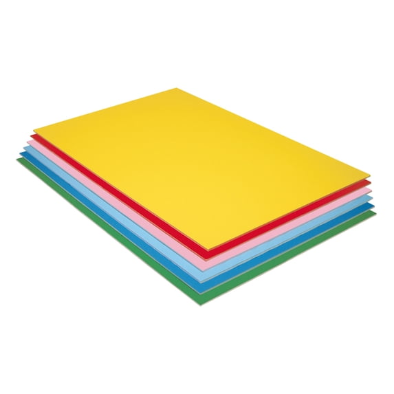 Pacon Acid-Free Foam Board, 20 x 30 Inches, 3/16 Inch Thickness, Assorted Colors, Pack of 10