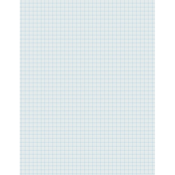 Pacon Graphing Paper, White, 1/4" Quadrille Ruled, 8-1/2" x 11", 500 Sheets