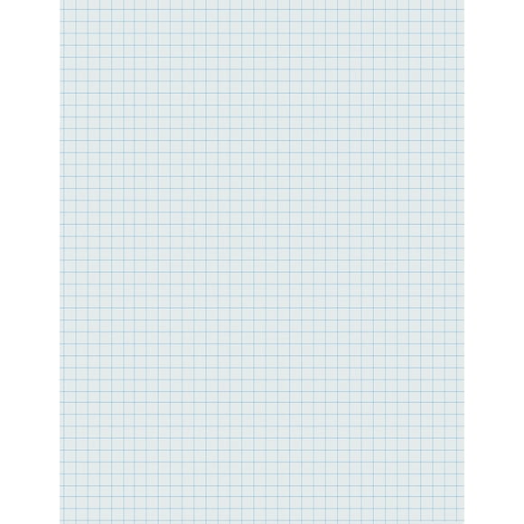 Pacon Graphing Paper, White, 1/4" Quadrille Ruled, 8-1/2" x 11", 500 Sheets