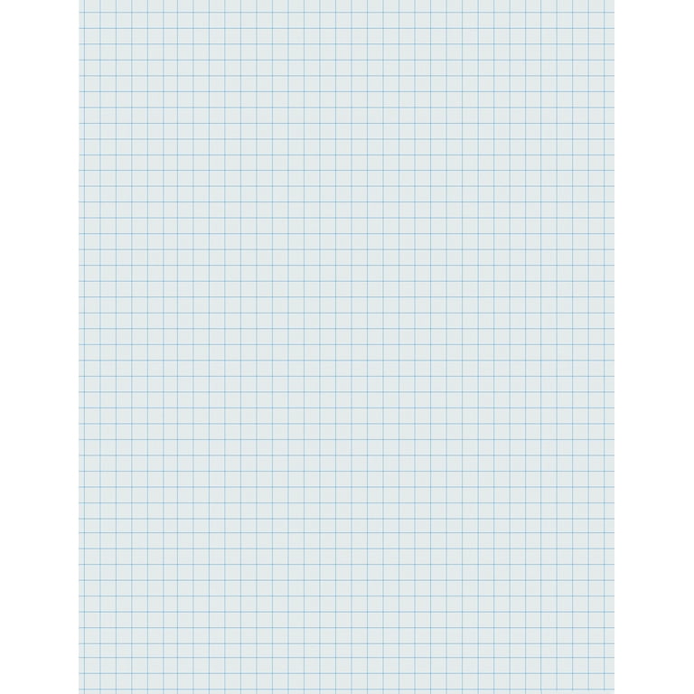Pacon Graphing Paper, White, 1/4