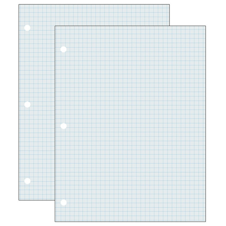 Composition Paper, 3-Hole, 8.5 x 11, 1/4 Composition Paper, 3-Hole, 8.5 x 11, 1/4