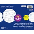 thumbnail image 1 of Pacon Handwriting Paper Tablet, Grades K & 1, Ruled Long, 10.5" x 8", 500 Sheets, 1 of 3