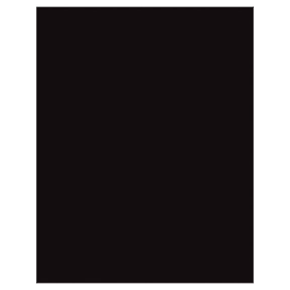 UCreate Premium Coated Poster Board, Black, 22" x 28", 25 Sheets