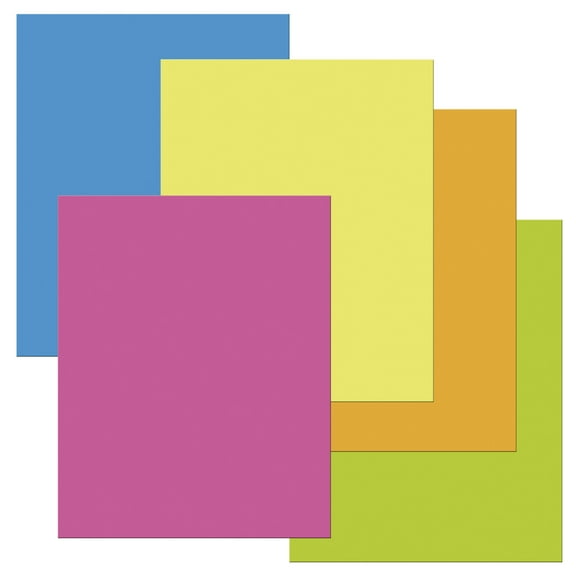Pacon Heavy Poster Board, 22" x 28", Neon Colors, Pack of 25