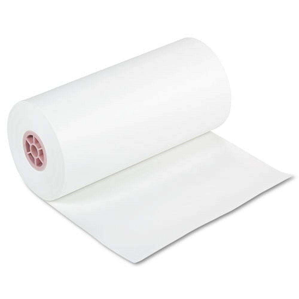 Pacon Kraft Paper Roll, 40 lb Wrapping Weight, 18\\" x 1,000 ft, White