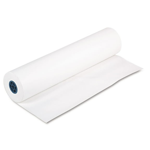 Pacon Kraft Rolls, 40 lb., 36" x 1000 ft., White