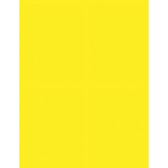 Pacon Laser Bond Paper - Neon Yellow - 100 Sheets/Pack - Yellow | Packs of 10