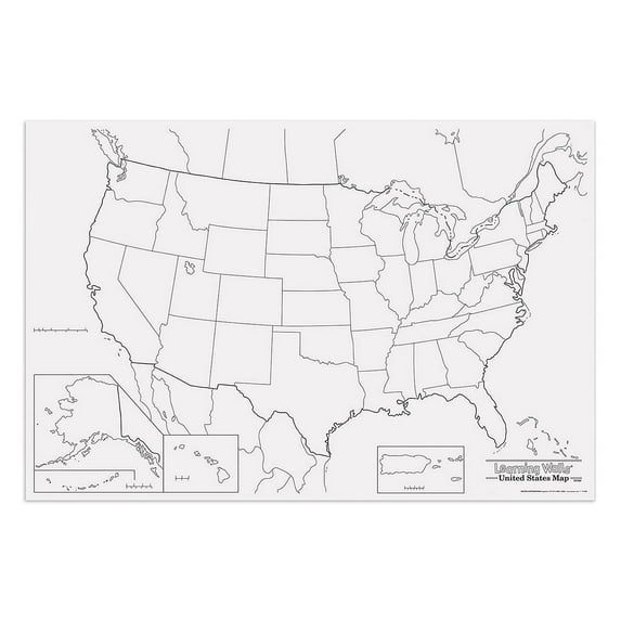 Pacon Corporation Learning Walls US Map (PAC78760)