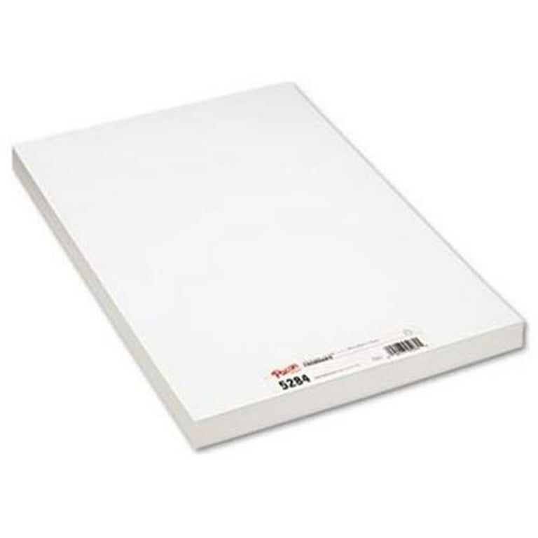 Pacon Medium White Tag Board - 18 X 12 - White (5284)