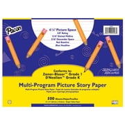 Pacon Multi-Program Picture Story Paper, 5/8 Inch Rule, 12 x 9 Inches, 500 Sheets