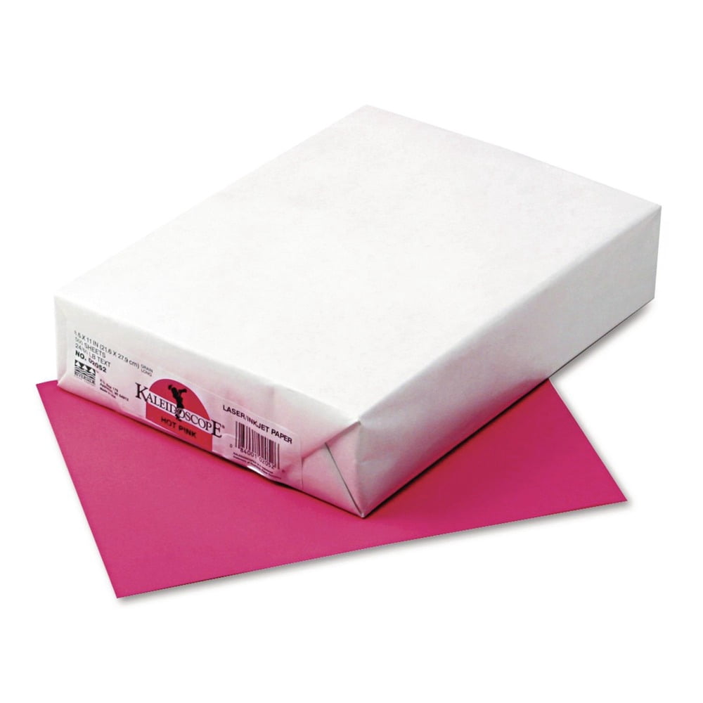 Pacon Multi-Purpose Paper, Hot Pink, 8-1/2" x 11", 500 Sheets