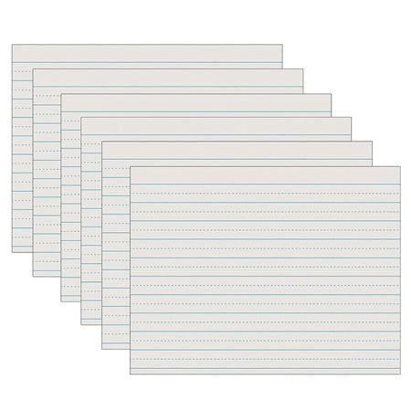 Pacon Newsprint Handwriting Paper Alternate Dotted Grade 2 Ruled Long 500 Sheets/Pack 5/Packs