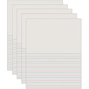 Pacon Newsprint Handwriting Paper, Picture Story, Grade 2, 1/2" x 1/4" x 1/4" Ruled Short, 8-1/2" x 11", 500 Sheets Per Pack, 5 Packs