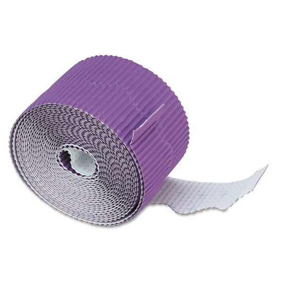 Pacon P0037334 Bordette 2.25 in. x 50 ft. Decorative Border - Violet (1-Roll)
