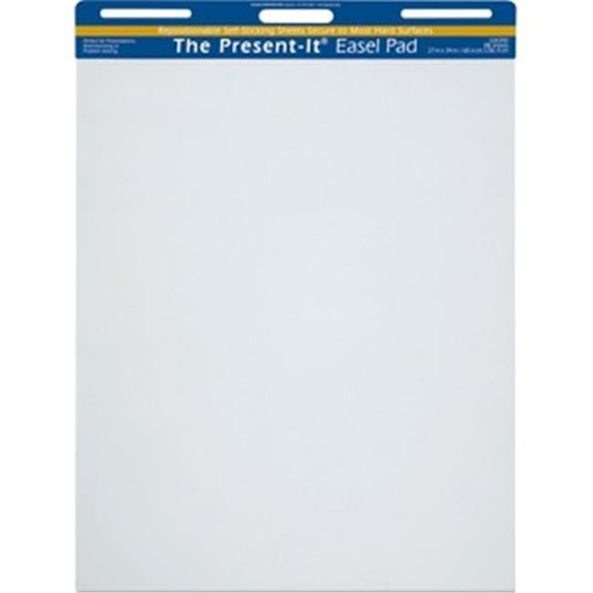 Pacon PAC104390 27 x 34 in. The Present-It Self-stick Easel Pad, White