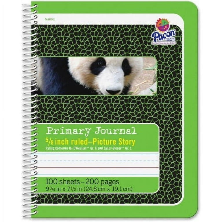 Pacon Composition Book - 100 Sheets - 200 Pages - Spiral Bound - Short Way Ruled - 0.63 Pacon Composition Book - 100 Sheets - 200 Pages - Spiral Bound - Short Way Ruled - 0.63